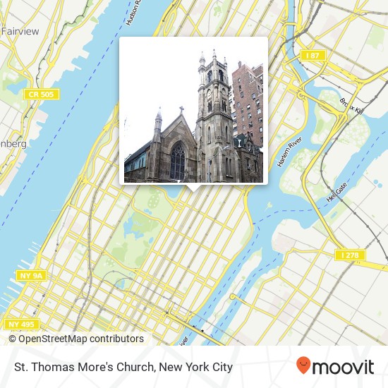 Mapa de St. Thomas More's Church