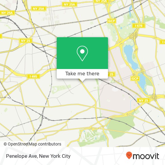 Mapa de Penelope Ave