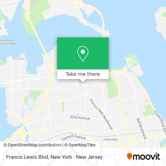 Francis Lewis Blvd map