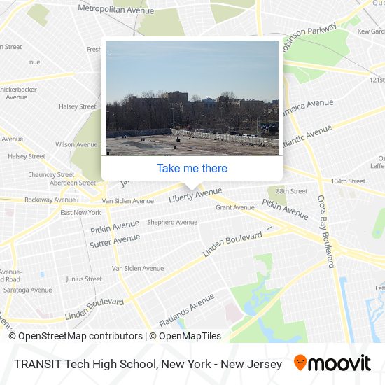 Mapa de TRANSIT Tech High School