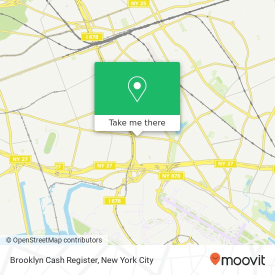 Brooklyn Cash Register map