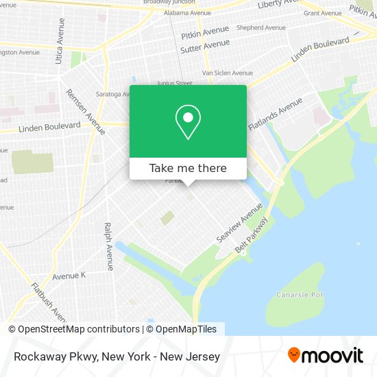 Mapa de Rockaway Pkwy