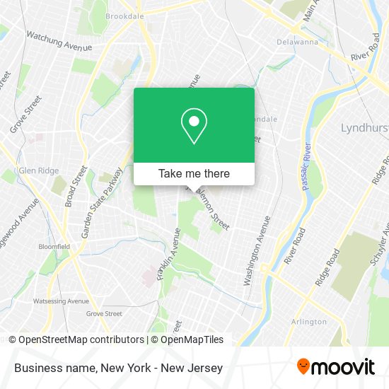 Business name map