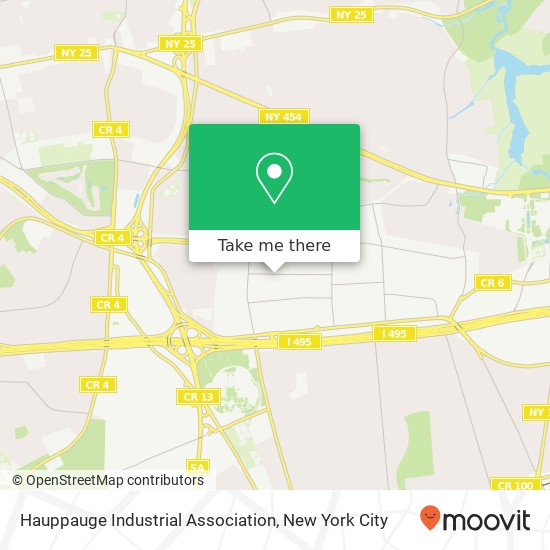 Mapa de Hauppauge Industrial Association