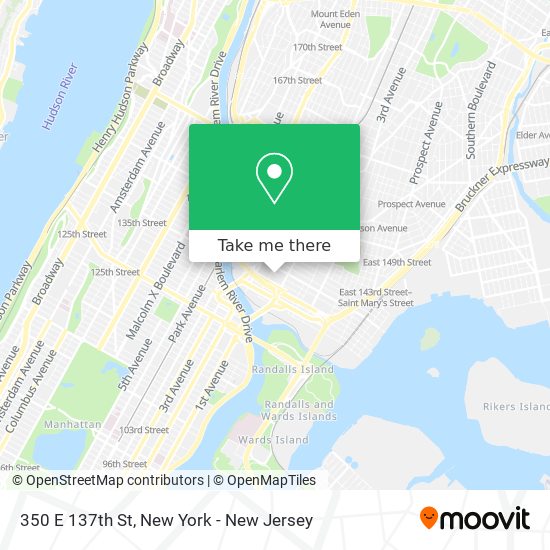 350 E 137th St map