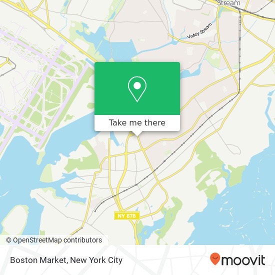 Mapa de Boston Market