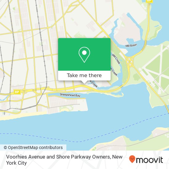 Mapa de Voorhies Avenue and Shore Parkway Owners