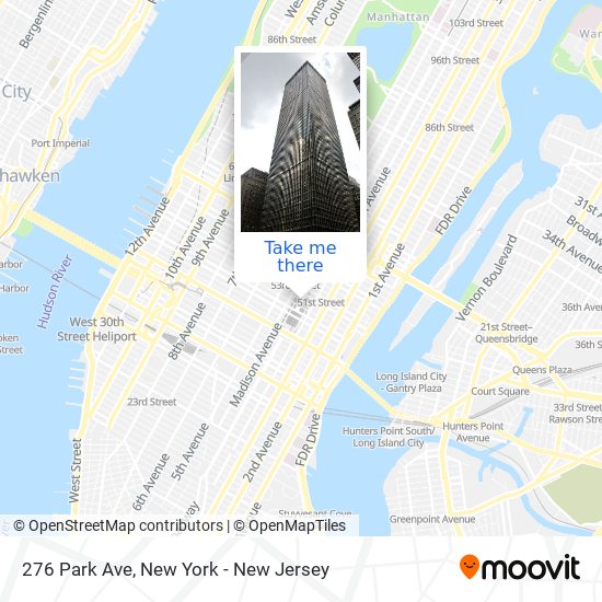 276 Park Ave map