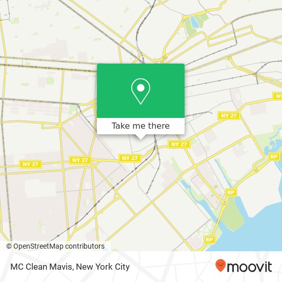 MC Clean Mavis map
