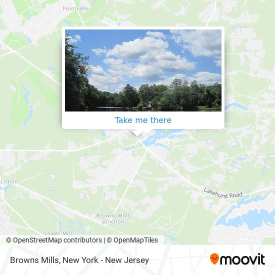 Mapa de Browns Mills