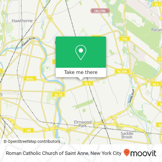 Mapa de Roman Catholic Church of Saint Anne