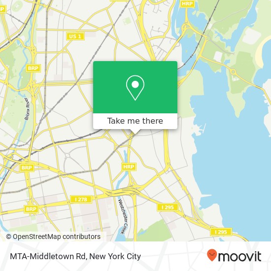 MTA-Middletown Rd map