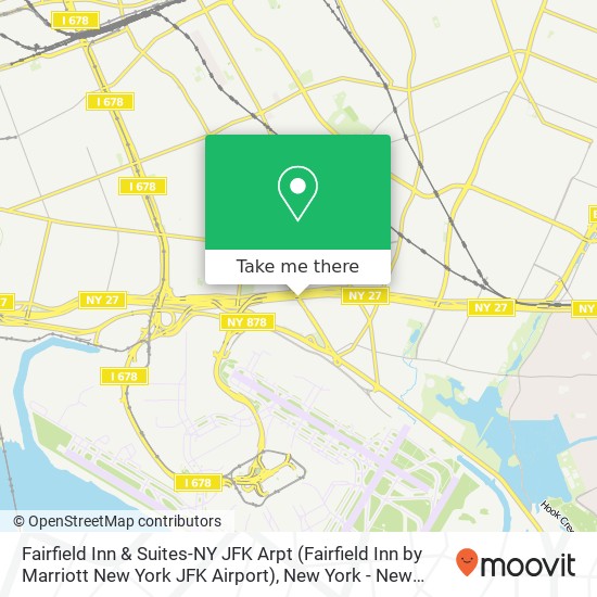 Mapa de Fairfield Inn & Suites-NY JFK Arpt (Fairfield Inn by Marriott New York JFK Airport)