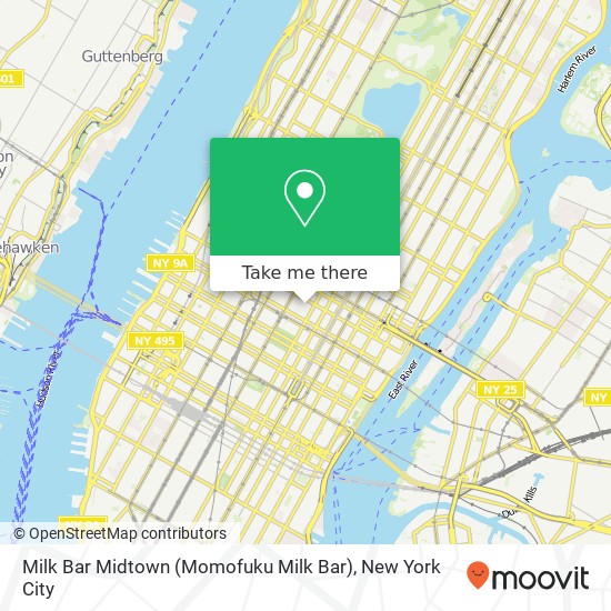 Mapa de Milk Bar Midtown (Momofuku Milk Bar)