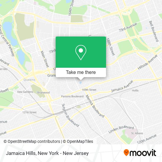 Jamaica Hills map