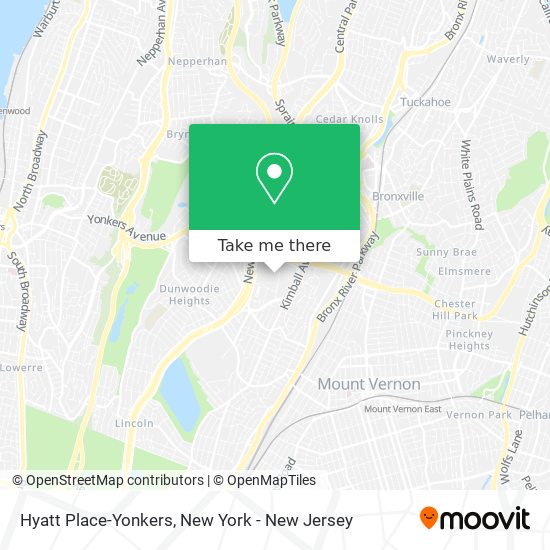 Mapa de Hyatt Place-Yonkers