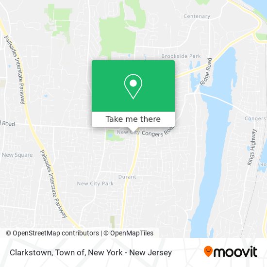 Clarkstown, Town of map