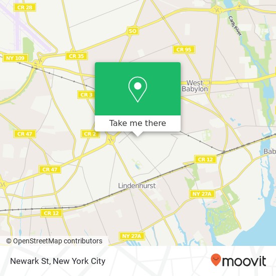 Mapa de Newark St