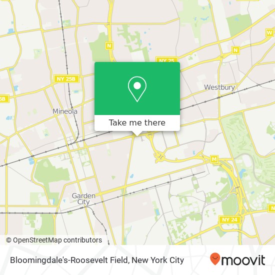 Bloomingdale's-Roosevelt Field map