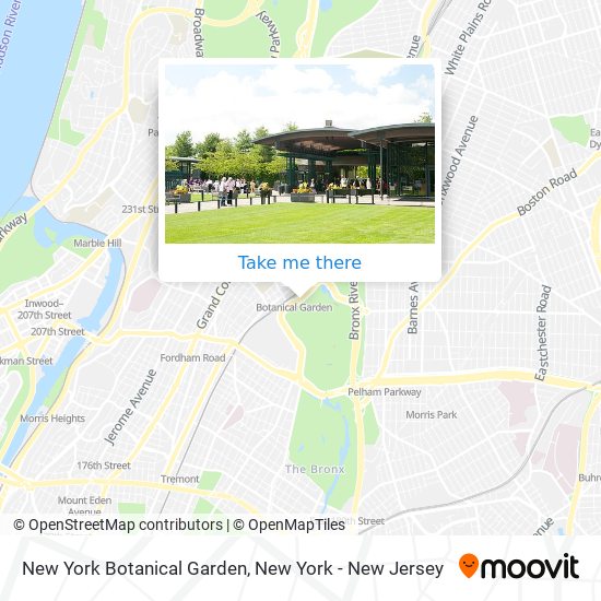 Mapa de New York Botanical Garden