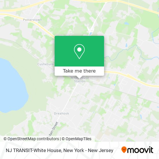 NJ TRANSIT-White House map