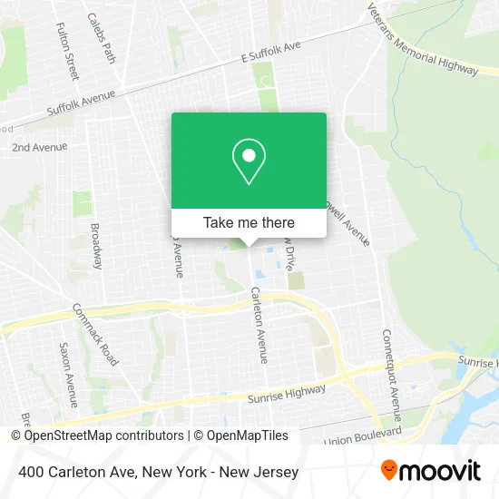 400 Carleton Ave map