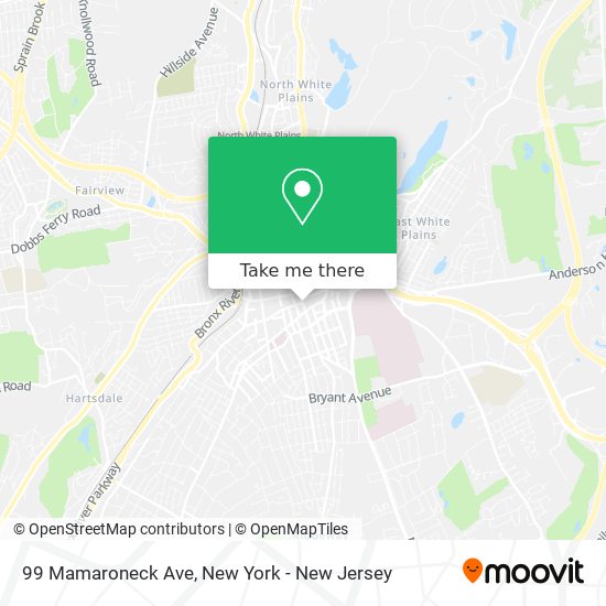 99 Mamaroneck Ave map