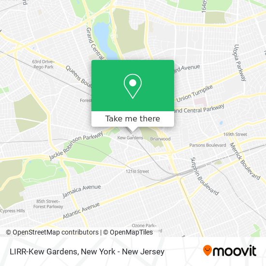 LIRR-Kew Gardens map