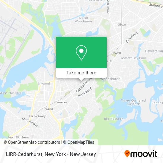 LIRR-Cedarhurst map