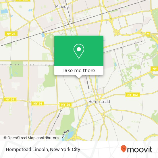Mapa de Hempstead Lincoln