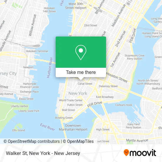 Walker St map