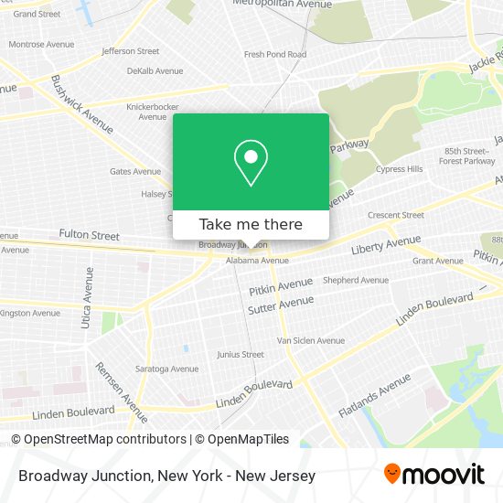 Broadway Junction map