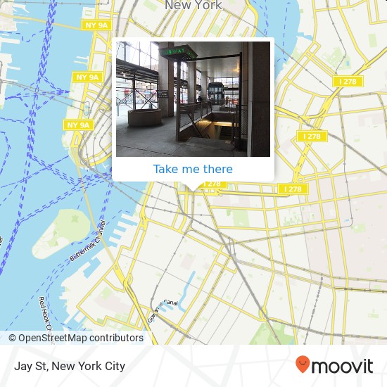 Jay St map
