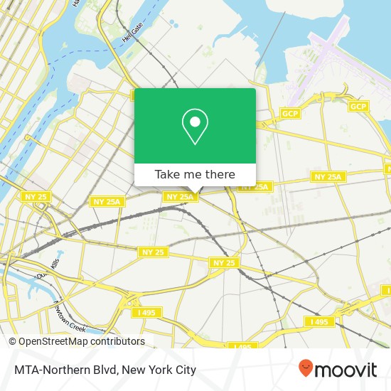MTA-Northern Blvd map