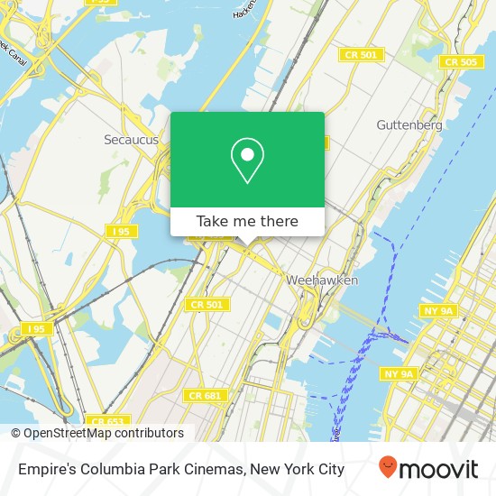 Mapa de Empire's Columbia Park Cinemas