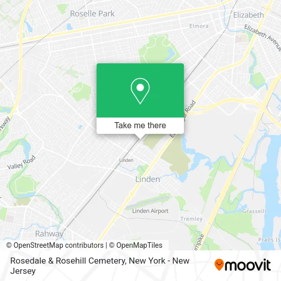 Rosedale & Rosehill Cemetery map
