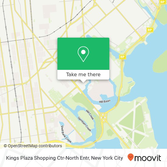 Mapa de Kings Plaza Shopping Ctr-North Entr