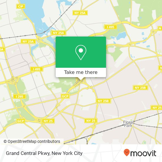 Mapa de Grand Central Pkwy
