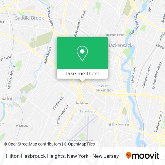 Mapa de Hilton-Hasbrouck Heights