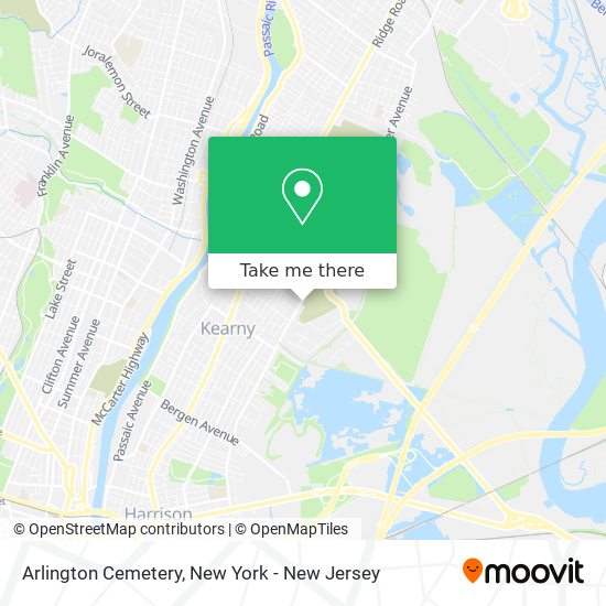 Arlington Cemetery map