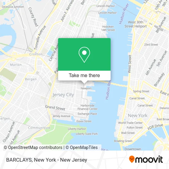 BARCLAYS map