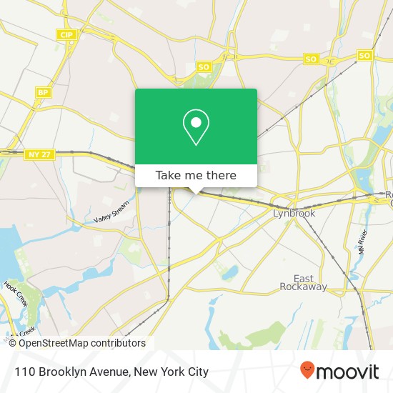 Mapa de 110 Brooklyn Avenue
