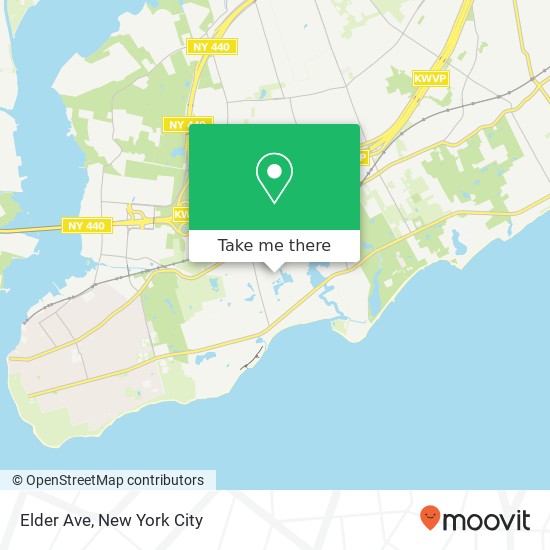 Elder Ave map