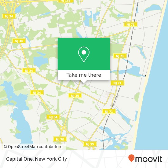 Capital One map