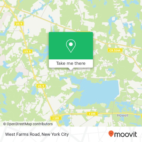 Mapa de West Farms Road