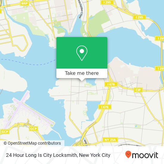 Mapa de 24 Hour Long Is City Locksmith