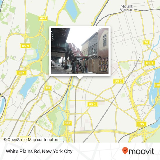 White Plains Rd map