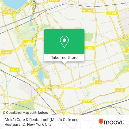 Mela's Cafe & Restaurant map