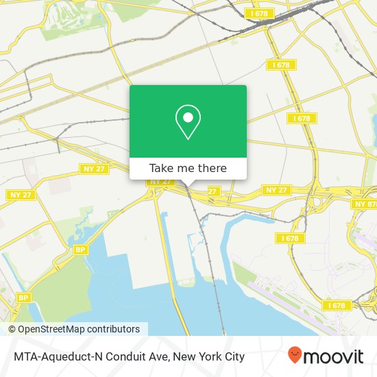 MTA-Aqueduct-N Conduit Ave map