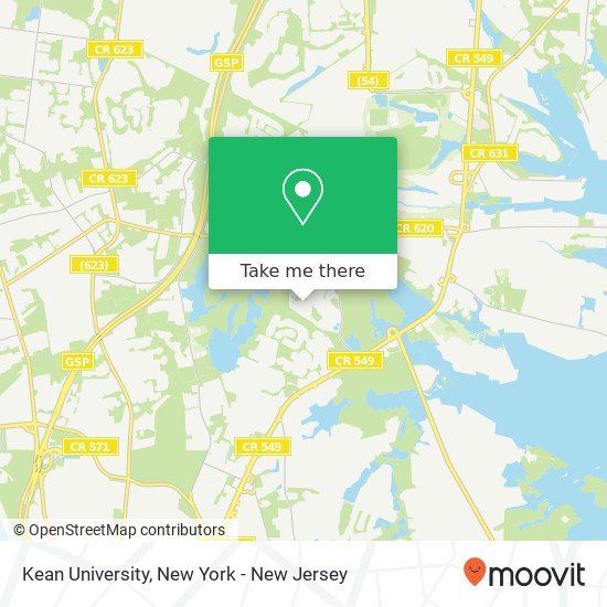 Kean University map